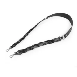   Műbőr heveder / táska vállszíj karabinerrel széles 2,5-4 cm