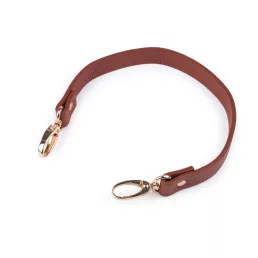 Bőr táska fül karabinerrel hossz 41-43 cm
