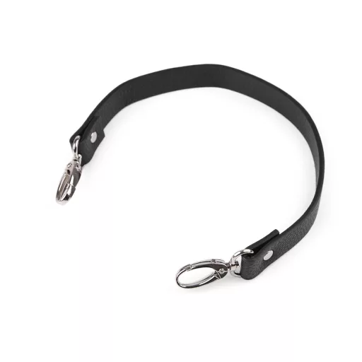 Bőr táska fül karabinerrel hossz 41-43 cm