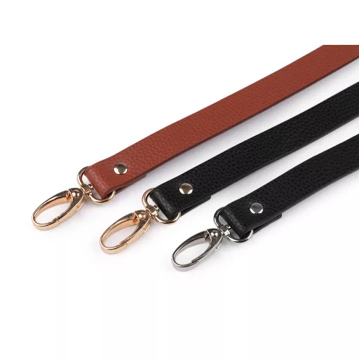 Bőr táska fül karabinerrel hossz 41-43 cm