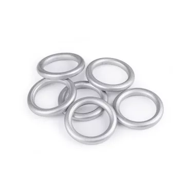   Fa színes karika belső Ø50 mm - 2 ezüst (20 db-os csomagolás)