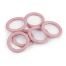 Fa karika színes külső Ø70 mm - 4 púderrózsaszín (10 db-os csomagolás)