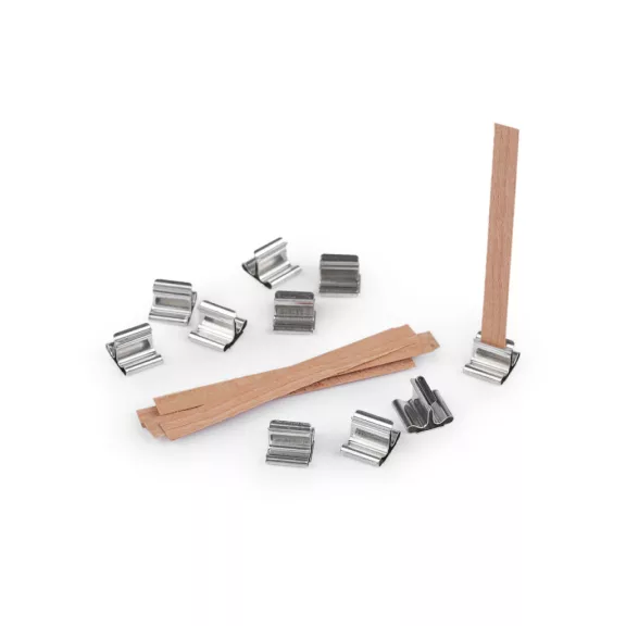 Fa gyertyakakanóc talppal 0,8x9 cm - természetes barna (10 db-os csomagolás) Fa gyertyakakanóc talppal 0,8x9 cm - természetes barna (10 db-os csomagolás)