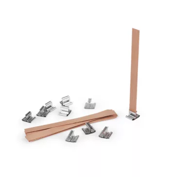   Fa gyertyabél talppal 1,3x1m cm - természetes barna (50 db-os csomagolás)