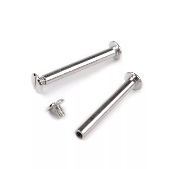 Könyvkötő csavar 29 mm, 39 mm - 2 (39 mm) nikkel (1000 pár) Könyvkötő csavar 29 mm, 39 mm - 2 (39 mm) nikkel (1000 pár)