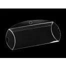 Műanyag doboz akasztható 6x15 cm - Transparent (100 db-os csomagolás)