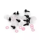 Glitter szemek biztosítékkal Ø10 mm - 4 (22) púderrózsaszín AB (50 szett) Glitter szemek biztosítékkal Ø10 mm - 4 (22) púderrózsaszín AB (50 szett)