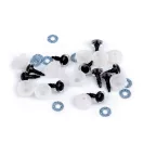 Glitter szemek biztosítékkal Ø10 mm - 6 (10) liláskék (50 szett) Glitter szemek biztosítékkal Ø10 mm - 6 (10) liláskék (50 szett)