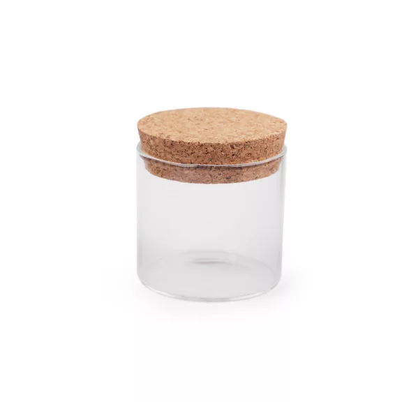 Üvegcse parafadugóval / tégely parafával - 1 (65x60 mm) Transparent (12 fiola) Üvegcse parafadugóval / tégely parafával - 1 (65x60 mm) Transparent (12 fiola)