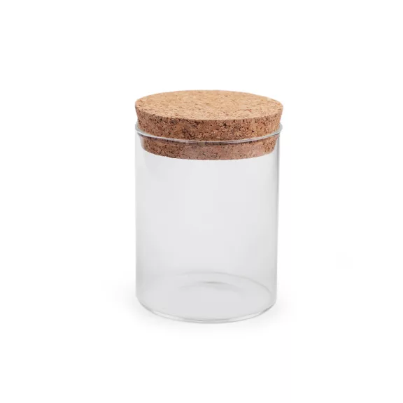 Üvegcse parafadugóval / tégely parafával - 2 (65x80 mm) Transparent (4 fiola) Üvegcse parafadugóval / tégely parafával - 2 (65x80 mm) Transparent (4 fiola)