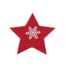 Karárcsonyi teríték evőezközre csillag - zöld sötét (4 db-os csomagolás)