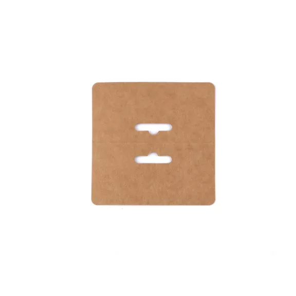 Papír kártya akasztható 10x10 cm - természetes barna (200 db-os csomagolás) Papír kártya akasztható 10x10 cm - természetes barna (200 db-os csomagolás)