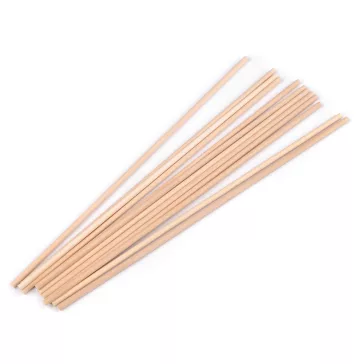   Fa pálca 30,5 cm macrame - természetes világos (24 db-os csomagolás)