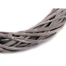 Vessző koszorú alap Ø30 cm - 3 szürkés bézs (1 db-os csomagolás)