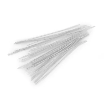 Vágott drót átlátszó 10 cm - Transparent (1 zacskó)