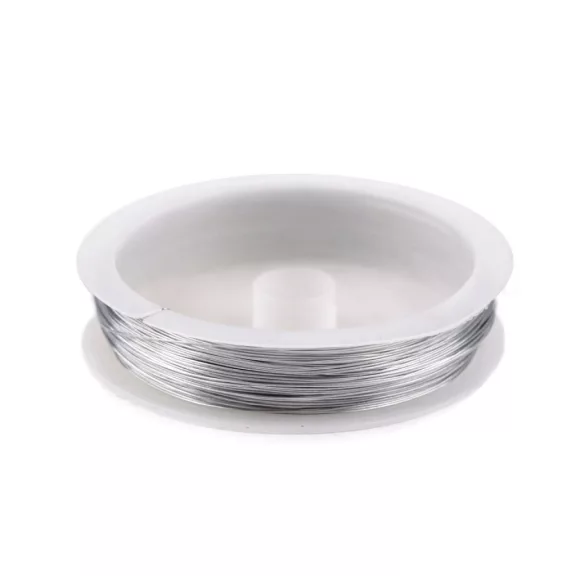 Drót Ø0,3 mm - 1 ezüst (1 db-os csomagolás) Drót Ø0,3 mm - 1 ezüst (1 db-os csomagolás)