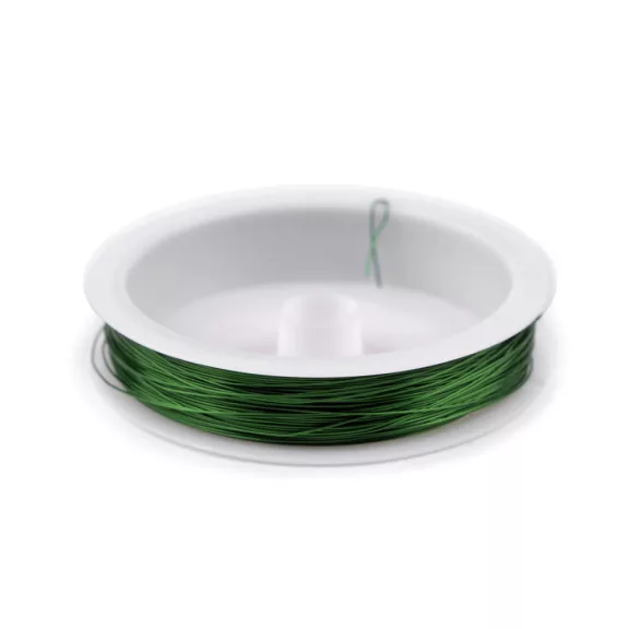 Drót Ø0,3 mm - 4 élénkzöld (1 db-os csomagolás) Drót Ø0,3 mm - 4 élénkzöld (1 db-os csomagolás)