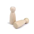 Fa figura díszítésre 26x76 mm - természetes világos (10 db-os csomagolás) Fa figura díszítésre 26x76 mm - természetes világos (10 db-os csomagolás)