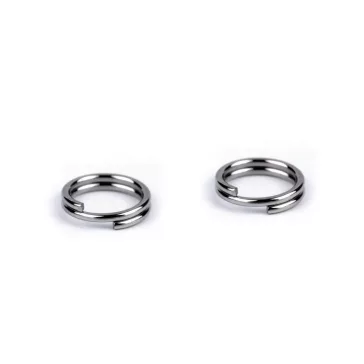   Nemesacél összekötő karika  Ø6 mm - platina (50 g-os csomagolás)