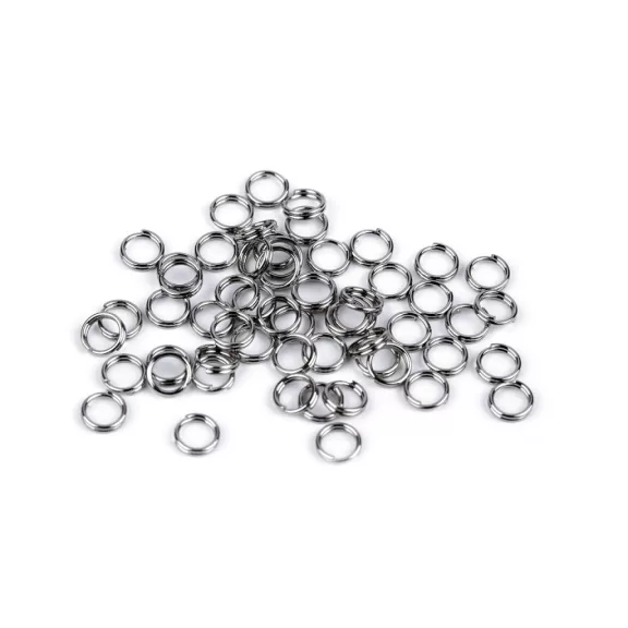 Nemesacél összekötő karika Ø4 mm - platina (30 g-os csomagolás) Nemesacél összekötő karika Ø4 mm - platina (30 g-os csomagolás)
