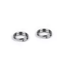Nemesacél összekötő karika Ø4 mm - platina (60 g-os csomagolás) Nemesacél összekötő karika Ø4 mm - platina (60 g-os csomagolás)