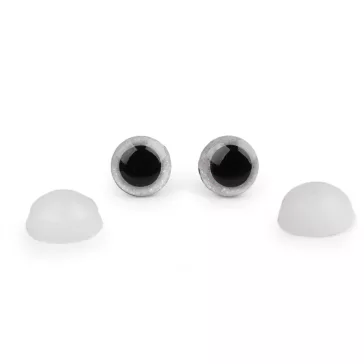   Glitteres biztonsági szem Ø12 mm - 3 krém világos AB (250 szett)