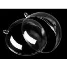 Műanyag gömb Ø12 cm kétrészes - Transparent (12 db-os csomagolás) Műanyag gömb Ø12 cm kétrészes - Transparent (12 db-os csomagolás)