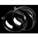 Műanyag gömb Ø14 cm kétrészes - Transparent (36 db-os csomagolás) Műanyag gömb Ø14 cm kétrészes - Transparent (36 db-os csomagolás)