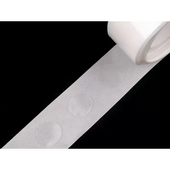 Kétoldalú ragasztópötty szalag, ovális 10x12 mm tekercsen - Transparent (1 tekercs) Kétoldalú ragasztópötty szalag, ovális 10x12 mm tekercsen - Transparent (1 tekercs)