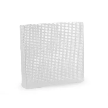   Műanyag hímző kanava / kézitáska Plastic - fehér (4 db-os csomagolás)