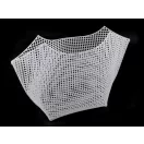 Műanyag hímző kanava / kézitáska Plastic - fehér (4 db-os csomagolás) Műanyag hímző kanava / kézitáska Plastic - fehér (4 db-os csomagolás)