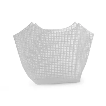   Műanyag hímző kanava / kézitáska Plastic - fehér (12 db-os csomagolás)