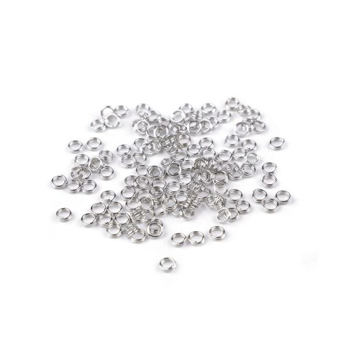 Összekötő karika Ø4 mm dupla