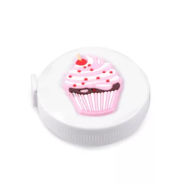   Szabócenti automata 3D képek 150 cm - 2 fehér cupcake (5 db-os csomagolás)