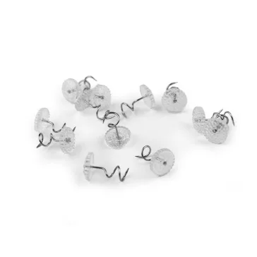  Twist pin / csavar átlátszó fejjel - átlátszó (5 doboz)