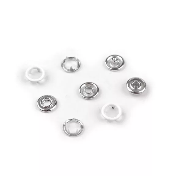 Roland Baby összeüthető Ø10 mm vékony anyagra színes lakk - 1 fehér (50 szett) Roland Baby összeüthető Ø10 mm vékony anyagra színes lakk - 1 fehér (50 szett)
