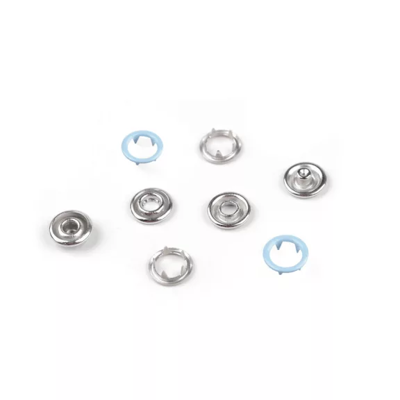 Roland Baby összeüthető Ø10 mm vékony anyagra színes lakk - 3 világoskék (2000 szett) Roland Baby összeüthető Ø10 mm vékony anyagra színes lakk - 3 világoskék (2000 szett)