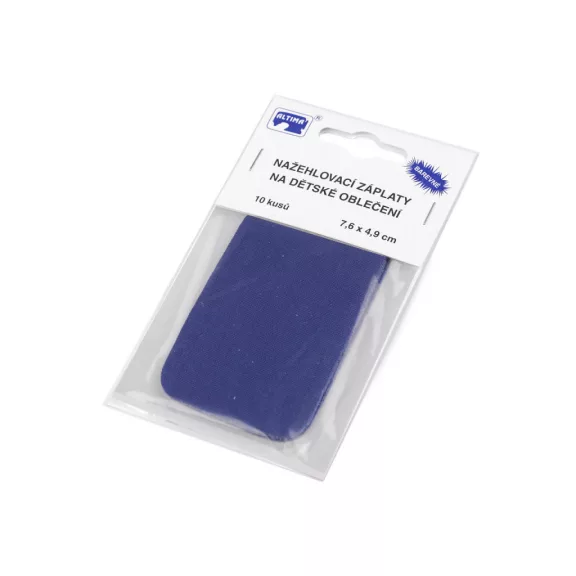 Felvasalható folt 7,6x4,9 cm - 4 kék (20 zacskó) Felvasalható folt 7,6x4,9 cm - 4 kék (20 zacskó)