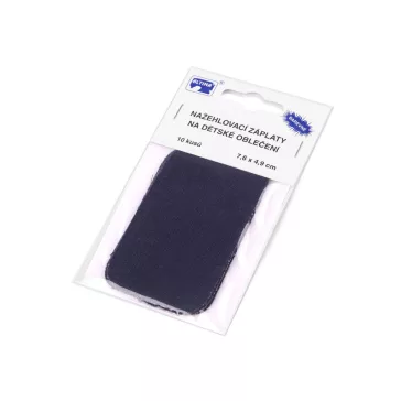 Felvasalható folt 7,6x4,9 cm - 5 sötétkék (20 zacskó)