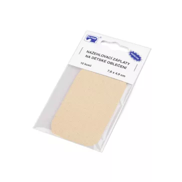   Felvasalható folt 7,6x4,9 cm - 12 krém világos (20 zacskó)