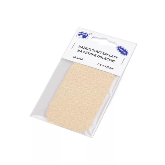 Felvasalható folt 7,6x4,9 cm - 12 krém világos (20 zacskó) Felvasalható folt 7,6x4,9 cm - 12 krém világos (20 zacskó)