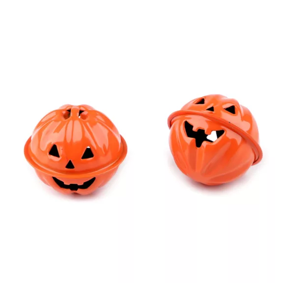 Halloween csengettyű tök Ø40 mm - 6 (Ø40 mm) narancssárga (100 db-os csomagolás) Halloween csengettyű tök Ø40 mm - 6 (Ø40 mm) narancssárga (100 db-os csomagolás)