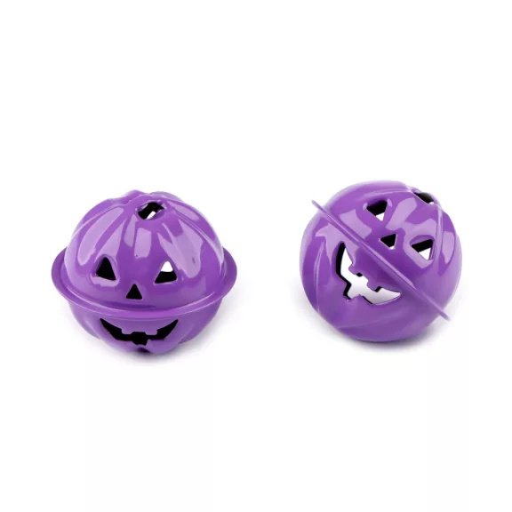 Halloween csengettyű tök Ø40 mm - 7 (Ø40 mm) lila (2 db-os csomagolás) Halloween csengettyű tök Ø40 mm - 7 (Ø40 mm) lila (2 db-os csomagolás)