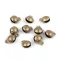 Rész fém csengettyű szép hangulatú 13x17 mm - sárgaréz (10 db-os csomagolás)