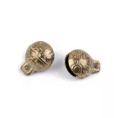 Rész fém csengettyű szép hangulatú 13x17 mm - sárgaréz (10 db-os csomagolás) Rész fém csengettyű szép hangulatú 13x17 mm - sárgaréz (10 db-os csomagolás)