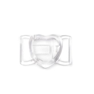 Műanyag fürdőruha kapocs szív szélessége 20 mm