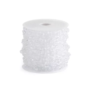   Gyöngy fűzér damilon Ø8 mm - 1 Transparent (18 m-os csomagolás)