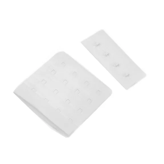 Melltartó kapocs, hosszabbító plüss 70 mm 4 soros - 1 fehér (10 pár) Melltartó kapocs, hosszabbító plüss 70 mm 4 soros - 1 fehér (10 pár)