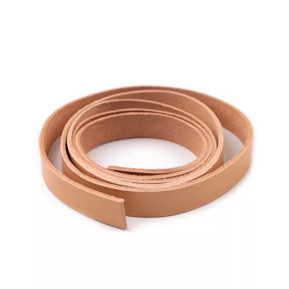Bőr táskafül / válltáska pánt 15 mm heveder - 1 természetes közepes (3 db-os csomagolás) Bőr táskafül / válltáska pánt 15 mm heveder - 1 természetes közepes (3 db-os csomagolás)