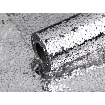   Pókhálló dekorációs glitterekkel szélessége 24 cm - 1 ezüst (1 db-os csomagolás)